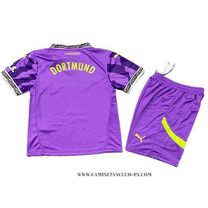 Camiseta Borussia Dortmund Portero Special Nino 24-25 Purpura